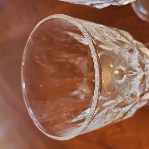 VINTAGE SET OF 2 Arcoroc France cut crystal glasses - Picture 6 of 6